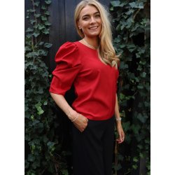 LIBERT ESSENTIEL WINNIE BLOUSE RED