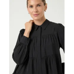 Y.A.S YASPALA LS SHIRT BLACK