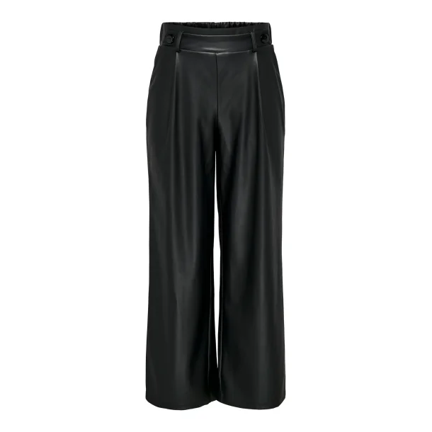 JACQUELINE de YONG JDYSOYA GEGGO PU PANT BLACK