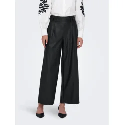 JACQUELINE de YONG JDYSOYA GEGGO PU PANT BLACK 