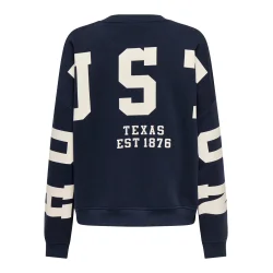 ONLY ONLSWEAT BACK/SLEEVE PRINT NAVY