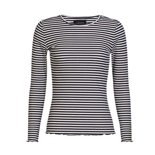 LIBERT ESSENTIEL NATALIA BLOUSE NAVY/CREME