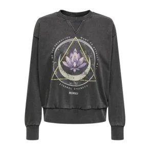 ONLY ONLLUCINDA SWT BLACK/LOTUS