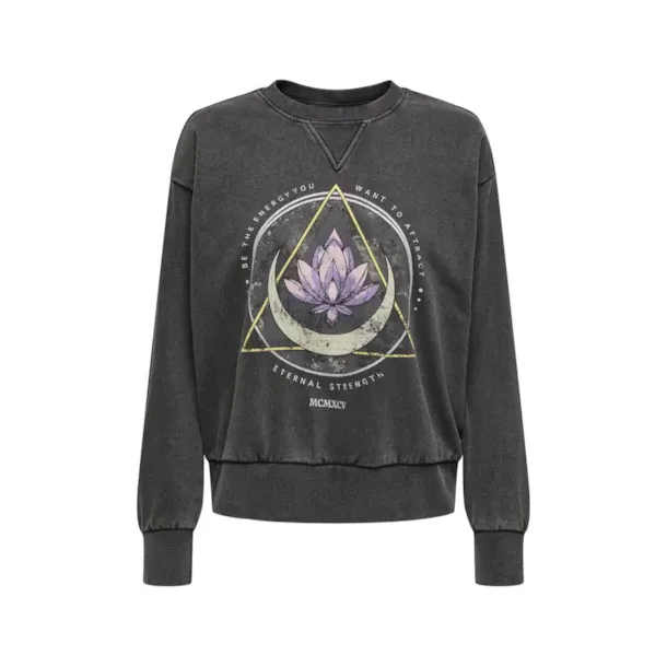 ONLY ONLLUCINDA SWT BLACK/LOTUS