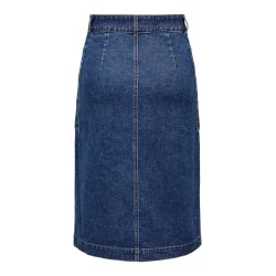 JACQUELINE de YONG JDYOLIVIA SKIRT DNM DARK BLUE 