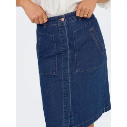 JACQUELINE de YONG JDYOLIVIA SKIRT DNM DARK BLUE 