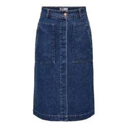 JACQUELINE de YONG JDYOLIVIA SKIRT DNM DARK BLUE 