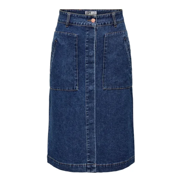 JACQUELINE de YONG JDYOLIVIA SKIRT DNM DARK BLUE