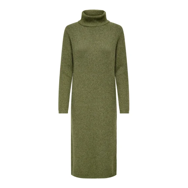 JACQUELINE de YONG JDYANNIE ROLLNECK DRESS ARMY