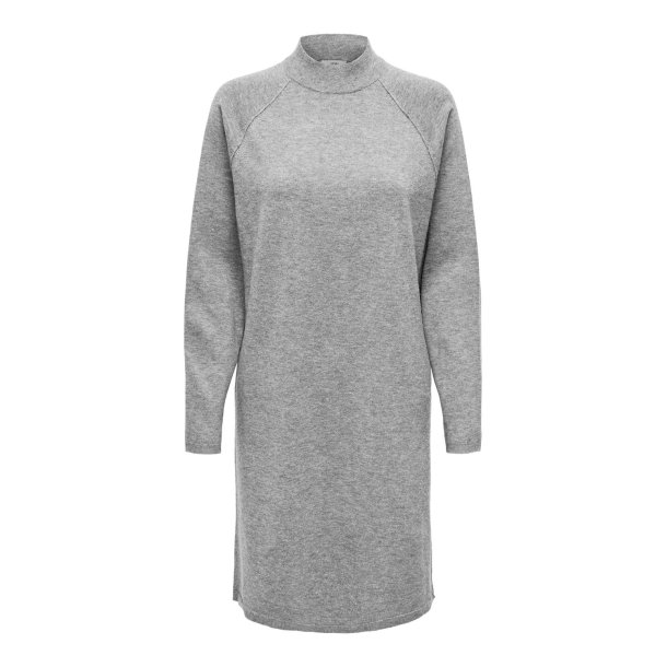 JACQUELINE de YONG JDYAMORE KNIT DRESS LIGHT GREY