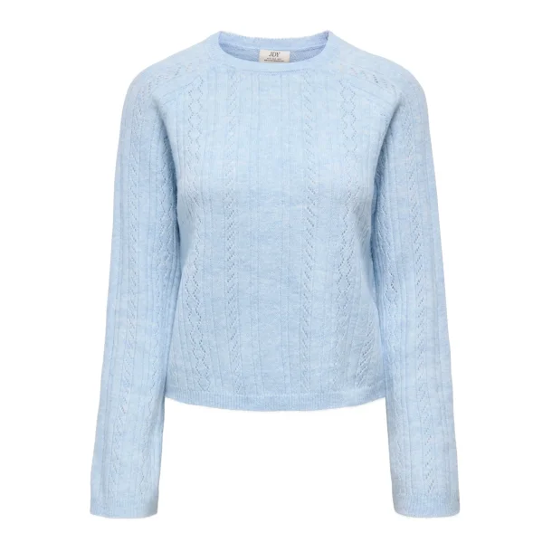 JACQUELINE de YONG JDYAPRIL O-NECK PULLOVER CASHMERE BLUE