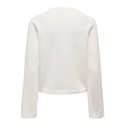 JACQUELINE de YONG JDYAPRIL O-NECK PULLOVER WHITE