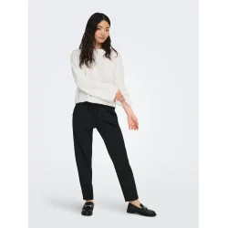 JACQUELINE de YONG JDYAPRIL O-NECK PULLOVER WHITE