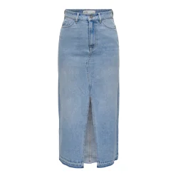 JACQUELINE de YONG JDYBELLA LONG SKIRT DNM L.BLUE