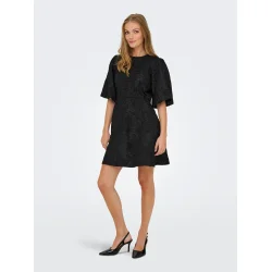 JACQUELINE de YONG JDYDORA BOW DRESS BLACK