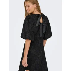 JACQUELINE de YONG JDYDORA BOW DRESS BLACK