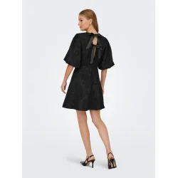 JACQUELINE de YONG JDYDORA BOW DRESS BLACK