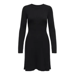 JACQUELINE de YONG JDYKATE KNIT DRESS BLACK
