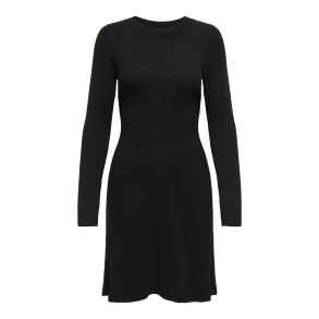 JACQUELINE de YONG JDYKATE KNIT DRESS BLACK