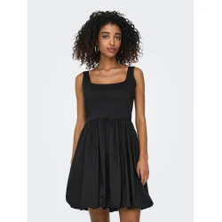 JACQUELINE de YONG JDYMIO BUBBLEHEM DRESS BLACK