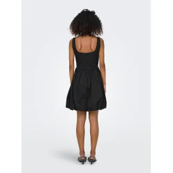 JACQUELINE de YONG JDYMIO BUBBLEHEM DRESS BLACK