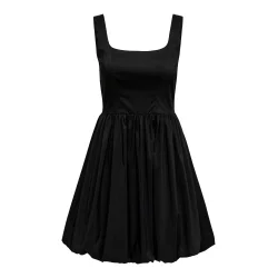JACQUELINE de YONG JDYMIO BUBBLEHEM DRESS BLACK