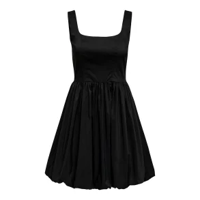 JACQUELINE de YONG JDYMIO BUBBLEHEM DRESS BLACK