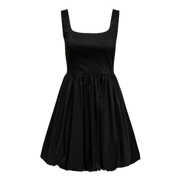 JACQUELINE de YONG JDYMIO BUBBLEHEM DRESS BLACK