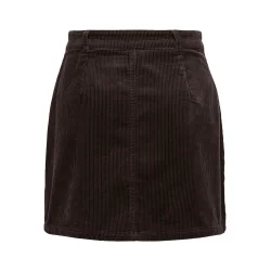 JACQUELINE de YONG JDYSHIRAZ CORDUROY SKIRT BROWN