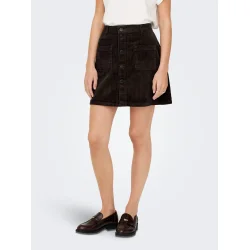 JACQUELINE de YONG JDYSHIRAZ CORDUROY SKIRT BROWN