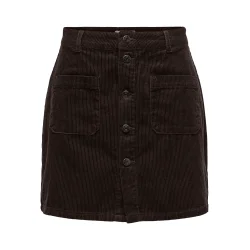 JACQUELINE de YONG JDYSHIRAZ CORDUROY SKIRT BROWN