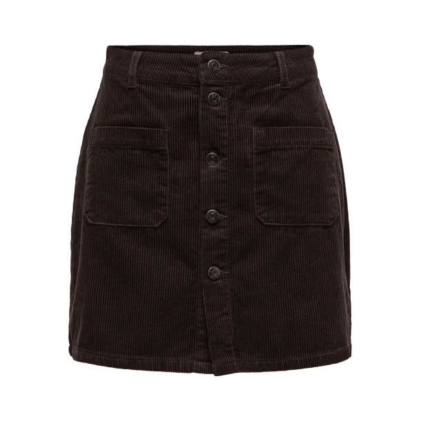JACQUELINE de YONG JDYSHIRAZ CORDUROY SKIRT BROWN