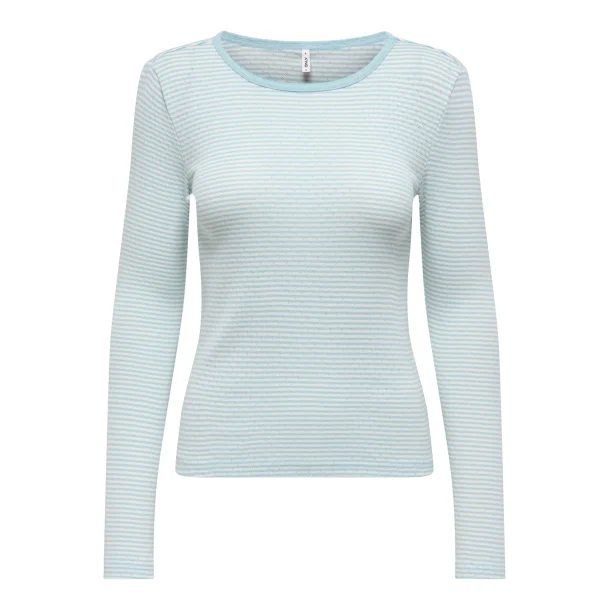 ONLY ONLMADISON O-NECK TOP BLUE