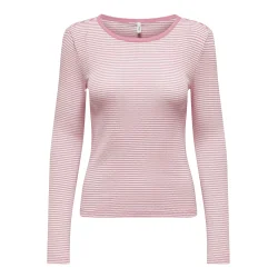 ONLY ONLMADISON O-NECK TOP ROSE