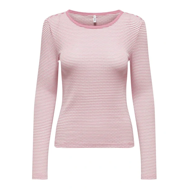ONLY ONLMADISON O-NECK TOP ROSE