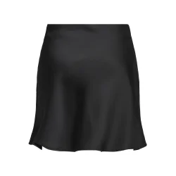 ONLY ONLMIKA SATIN SHORT SKIRT BLACK