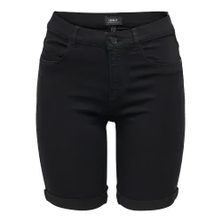 ONLY ONLRAIN DENIM SHORTS BLACK