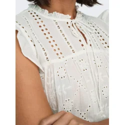 ONLY ONLREVA TOP WHITE
