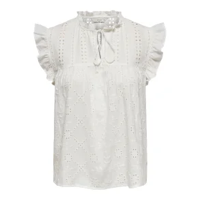 ONLY ONLREVA TOP WHITE