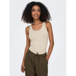 ONLY ONLSARA SHARAI LACE TOP SAND