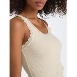 ONLY ONLSARA SHARAI LACE TOP SAND