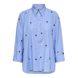 ONLY ONLNEW LINA GRACE SHIRT BLUE/STRIPE