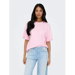 JACQUELINE de YONG JDYCARLA OVERSIZE TEE PINK