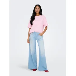 JACQUELINE de YONG JDYCARLA OVERSIZE TEE PINK