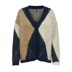 ONLY ONLNOEME CARDIGAN NAVY/SAND