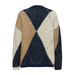 ONLY ONLNOEME CARDIGAN NAVY/SAND