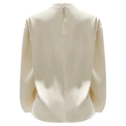 LIBERT� ESSENTIEL PIP-LS-PEARL-BLOUSE-CHAMPAGNE