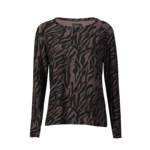 LIBERT� ESSENTIEL ALMA LS TOP DARK BROWN ZEBRA