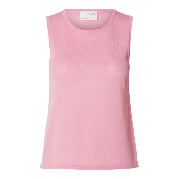 SELECTED FEMME SLFMOON SUS KNIT TOP PINK