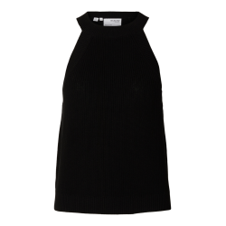 SELECTED FEMME SLFVINNA HALTERNECK KNIT BLACK